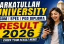 Barkatullah University Sem I,III and IV Result 2026 Out – Check BPES BCom Hons UTD, B.P.Ed Sem III & PG Diploma Result Declared