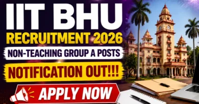 IIT BHU Recruitment 2026: Apply Online for 28 Non-Teaching Group A Posts (Advt No. 02/2026-27)
