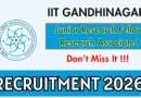 IIT Gandhinagar Recruitment 2026 – Apply Online for Junior Research Fellow and Research Associ Posts