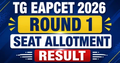TG EAPCET 2026 Round 1 Seat Allotment Result – Release Date, Direct Link and How to Check at tgeapcet.nic.in