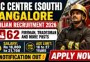 ASC Centre (South) Bangalore Civilian Recruitment 2026 – Apply Offline for 62 Fireman, Tradesman and More Posts