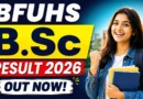 BFUHS B.Sc Result 2026 Out – Check 1st & 2nd Year Result Online @ bfuhs.ggsmch.org