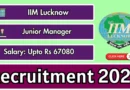 IIM Lucknow Junior Manager Recruitment 2026 – Apply Online