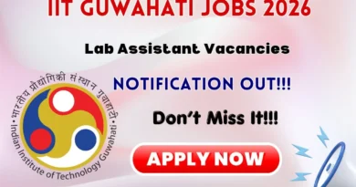 IIT Guwahati Lab Assistant Recruitment 2026 – Apply Online