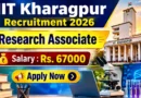 IIT Kharagpur Research Associate Recruitment 2026 – Apply Online