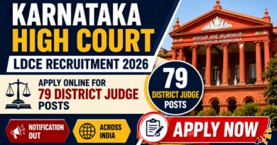 Karnataka High Court LDCE Recruitment 2026 – Apply Online for 79 District Judge Posts
