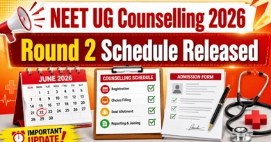 NEET UG Counselling 2026 Round 2 – Check Dates, Eligibility, Fee & Registration at neet.nta.nic.in