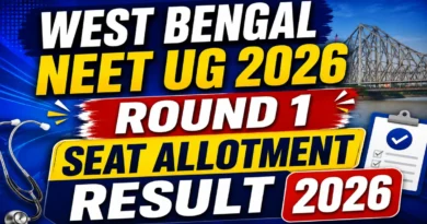 West Bengal NEET UG 2026 Round 1 Allotment Result – Check Result Status Online at wbmcc.nic.in