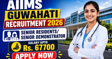 AIIMS Guwahati Recruitment 2026 – Apply Online for 103 Senior Residents/ Senior Demonstrator Posts