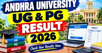 Andhra University Result 2026 Out – Check UG & PG Result Online @ andhrauniversity.edu.in