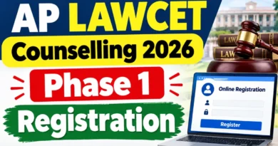 AP LAWCET Counselling 2026 Phase 1 Registration – Direct Link to Check Full Schedule Online @ apsche.ap.gov.in