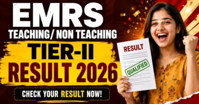 EMRS Tier 2 Result 2026 (Phase 10) Out – Download Scorecard at nests.tribal.gov.in