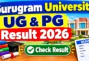 Gurugram University Result 2026 Out – Check UG & PG Result Online @ gurugramuniversity.ac.in