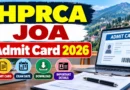 HPRCA JOA IT Admit Card 2026 – Download Junior Office Assistant Hall Ticket at hprca.hp.gov.in