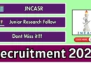 JNCASR Junior Research Fellow Recruitment 2026 – Apply Online