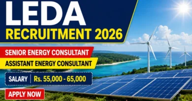 LEDA Recruitment 2026 – Apply Offline for Senior Energy Consultant, Assistant Energy Consultant Posts