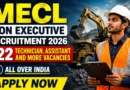 MECL Recruitment 2026 – Apply Online for 122 Technician, Assistant and More Posts