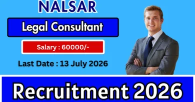NALSAR Legal Consultant (Maritime Law) Recruitment 2026 – Apply Online
