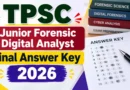 TPSC Junior Forensic Digital Analyst Final Answer Key 2026 – Download Response Sheet at tpsc.tripura.gov.in