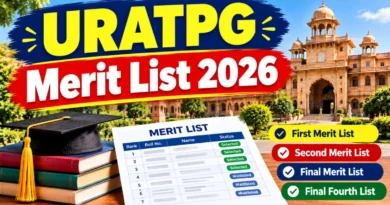 URATPG Merit List 2026 Out – Direct Link to Check PDF Online at uniofraj.org/pg