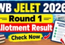 WB JELET 2026 Round 1 Allotment Result – Check Status Online at wbjeeb.nic.in