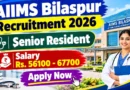 AIIMS Bilaspur Senior Resident Recruitment 2026 – Walkin for 69 Posts