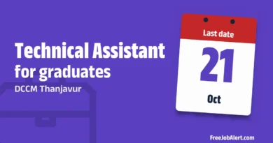 DCCM Thanjavur Technical Assistant Recruitment 2026 – Apply Online