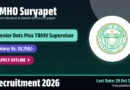 DMHO Suryapet Senior Dots Plus TBHIV Supervisor Recruitment 2026 – Apply Offline