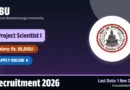 GBU Project Scientist I Recruitment 2026 – Apply Online
