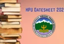 HPU Date Sheet 2026 Out – Download 5th Semester Exam Date Online @ hpuniv.ac.in