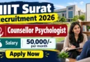 IIIT Surat Counsellor Psychologist Recruitment 2026 – Apply Online