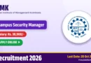 IIMK Campus Security Manager Recruitment 2026 – Apply Online