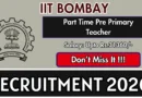 IIT Bombay Part Time Pre Primary Teacher Recruitment 2026 – Walkin