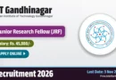 IIT Gandhinagar Junior Research Fellow Recruitment 2026 – Apply Online