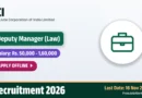 JCI Deputy Manager Recruitment 2026 – Apply Offline