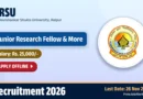 PRSU Recruitment 2026 – Apply Offline for Junior Research Fellow, Project Fellow Posts