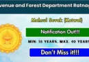 Revenue and Forest Department Ratnagiri Mahsul Sevak (Kotwal) Recruitment 2026 – Apply Offline